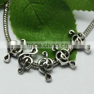 Lead Free Nickle Free Music Symbol Zinc Alloy Beads Fit Pandorar Bracelets and Necklace thumbnail-6