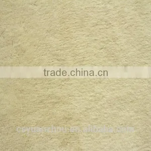 High Quality Polyester Cream Rabbit Fur Fabric thumbnail-4