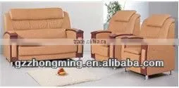 Hot Sale Yellow Pu Leather Sofa SF-036 thumbnail-1