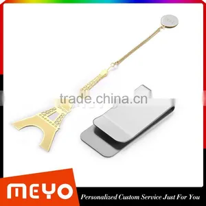PU Notebook Rubber Bans Thin Metal Bookmark Clamp Steel Pen Gift Set thumbnail-3