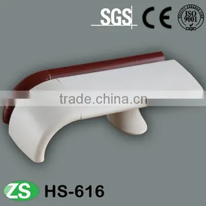 Wooden Color Aluminum Plastic Hospital Hallway Wall Guard Handrail thumbnail-4