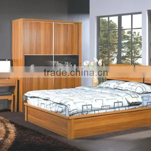 China Manufacturer Modern 3 Piece Bedroom Furniture Set - Wardrobe, Dressing Table , Bed(SZ-BFA8003) thumbnail-6