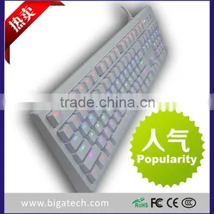 Wired Mechanical Feel Blue Backlit Gaming Keyboard Bigatech Wholesale Direct! thumbnail-1