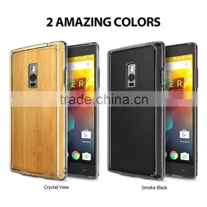 Keno All New Dust Free Cap Crystal Clear Shock Absorption TPU Bumper Drop Protective Hard Back Case for OnePlus Two thumbnail-6