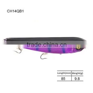 CH14QB1 Bass Fishing Lure Hard Bait Multicolor Pencil Fishing Lure 85mm thumbnail-1