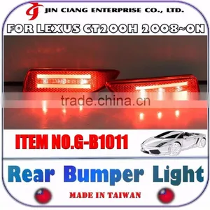 FOR LEXUS CT200H Car Tail LIGHT Red Brake Warning REAR BUMPER LIGHT thumbnail-3