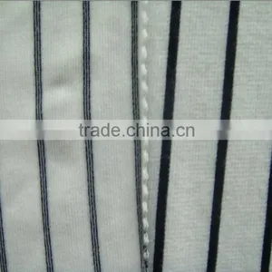 Viscose/nylon/spandex Fabric Yarm Dyed Stripe Ponte Roma thumbnail-1