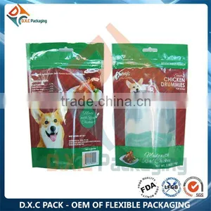 Gravure Printing Surface Handling and Plastic Material Zipper Pet Food Pouch thumbnail-6