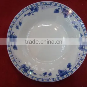 Mid East Hot Design Ceramic Deep Cut Edge Plate With Flower/lowest Price Soup Plate thumbnail-3