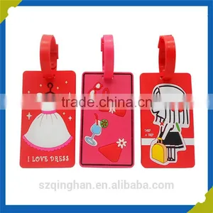 Custom Advertising Luggag Tag Fancy Rubber Luggage Tag Name Paper Card Tags thumbnail-6