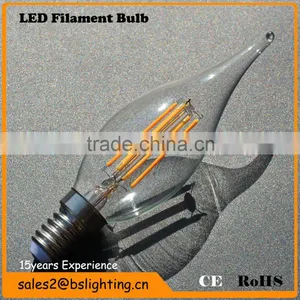 4W 440LM Led Filament Bulbs Light 360 Angle Warm White 2700K E27 E14 C35 Led Lights Edison Lamp 80-240V thumbnail-2