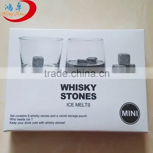 Soapstone Whiskey Stones Chilled Drinking Ice Stones thumbnail-1