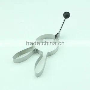 Lovely Rabbit-Shaped Stainless Steel Fried Egg Mold thumbnail-1