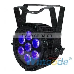 7*18W 6 in 1 Waterproof Led Slim Par Light / Disco Light / Night Club & Dj Lighting thumbnail-2