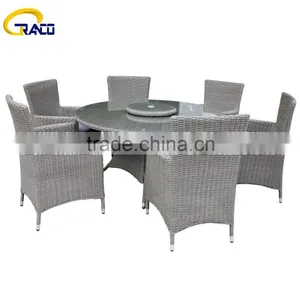 Aluminum Furniture Rattan Cheap Dining Room Set thumbnail-1