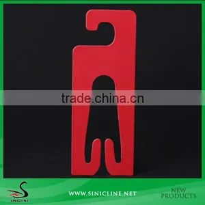 Sinicline Red Color Kraft Paper Shandel/Shoes Blank Hanger Accept Custom Logo Printing thumbnail-1