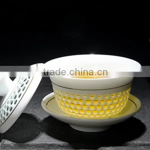 Hollow Out Jade Exquisite Ceramic Tea Set QD-L107 thumbnail-2