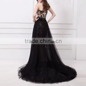 2016 Designer Evening Dress Patterns Best Long Black Evening Dress Quality Choice thumbnail-3