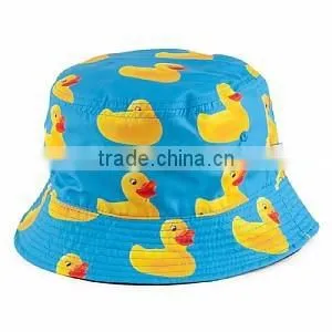 High Quality Lovely Custom Printing Kids Bucket Hats thumbnail-1