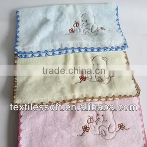 Pure Cotton Embroidery Little Bear Covered Edge Towel thumbnail-1