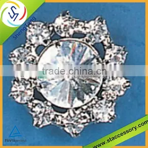 NEW Shine Rhinestone Button Metal Rhinestone Buttons Wholesale Wholesale Acrylic Rhinestone Buttons thumbnail-1