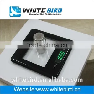 Simple Design Tempered Glass Kitchen Scales thumbnail-1