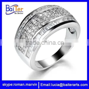 Wholesale S925 Wide Silver Ring thumbnail-1