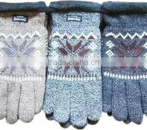 Winter Acrylic Magic Glove With Jacquard Pattern for Lady thumbnail-1