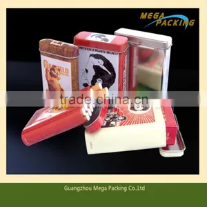 Small Tin Box With Slide Lid for Cigarette Tin Box or Candy Tin Box thumbnail-1