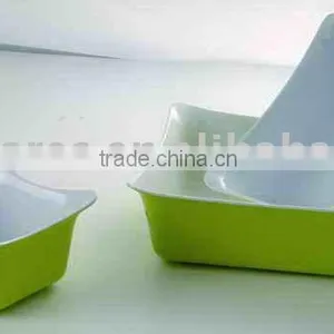 Different Types Specifications Custom Green Plastic Dinnerware Bowl Set thumbnail-1