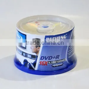 RISENG Blank 16x 4.7GB 120MINs Disk Dvd/wholesale Dvd Blank Disc/offset Printing Princo Blank Dvd thumbnail-1