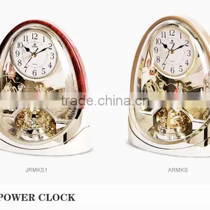 Fairy Tale Desk Clock Varnish Rotating Pendulum Clock With Music PW4212 thumbnail-1