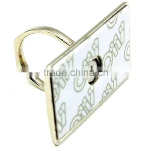 Rectangle Crystal Smart Ring Finger Grip Stand Holder thumbnail-3
