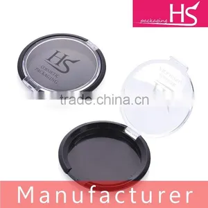 Transparent Cap Round Pressed Powder Compact Container thumbnail-1
