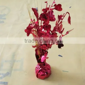 25cm PET Red Heart Flower Valentine's Day Centerpiece Decoration thumbnail-1