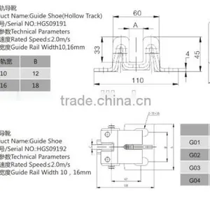 Elevator Guide Rail Shoes thumbnail-6