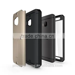 3 in 1 Hybrid Defender Combo Case for With Stand for HTC ONE M9 thumbnail-5