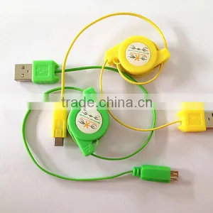 CE ROHS Approved Retractable Data Cable for Mobile Phone thumbnail-6