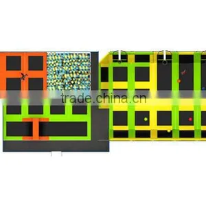 Hot Sale Children Indoor Trampoline Equipment Fitnrss Equipment thumbnail-2