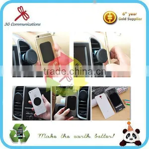 Hot Selling New Magnetic Car Air Vent Phone Holder for Phone Universal and Portable 360 Defree Air Vent Smartphone Mount Holder thumbnail-3