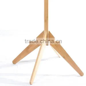 2015 New Design Bamboo Clothes Tree,clotes Rack ,small Furniture With Nature Bamboo Wholesales Bamboo Cloth and Hat Hanger Stand thumbnail-4