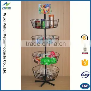 China Supplier Wire Spinning Display Rack Shelf thumbnail-1