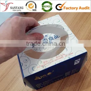 PVC Window With Handle Paperboard Foldable Cake Box thumbnail-2