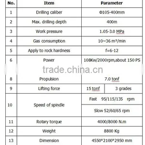 400m Dfq-400 DTH Portable Used Water Bore Well Drilling Machine Prices for Sale With Air Compressor thumbnail-4
