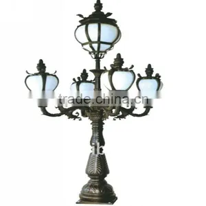 Different Cast Aluminum Garden Light With PMMA Lampshade thumbnail-1