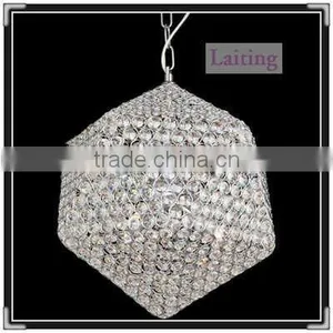 Modern Crystal Chandelier Dresden Crystal Lamp thumbnail-1