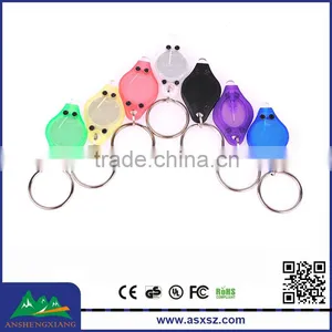 Yellow Light Cheap Led Keychain Wholesale Custom Fashion Keychain LED thumbnail-1