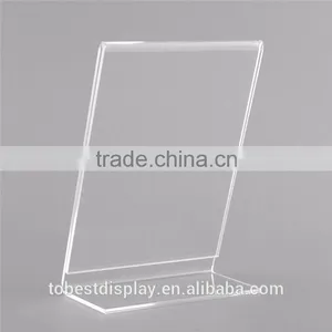 Acrylic Stand Menu Holder, Restaurant Menu Holder 5x6, Plastic Menu Holder thumbnail-5