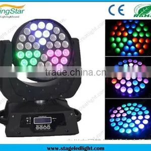 36x10w Rgbw 4 In1 Led Moving Light 36x10w Zoom Led Moving Head Light thumbnail-5