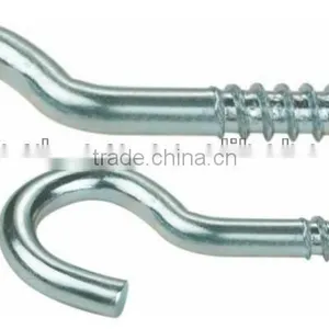Metal Galvanized Eye Hook Screws thumbnail-1